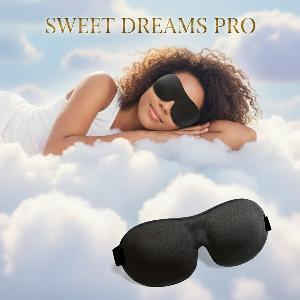 3D Contoured Sleep Mask 100% Light Blocking Eye Mask Ultra-Soft Skin-Friendly Material Breathable Eye Cover for Rest Travel Yoga